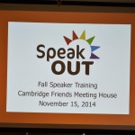 SpeakOUT presentation