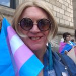 Gabi w trans flag